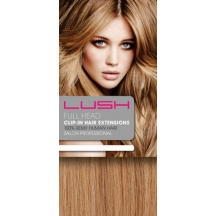 18" Clip In Human Hair Extensions FULL HEAD #14 Darkest Blonde 18" Clip In Human Hair Extensions FULL HEAD #14 Darkest Blonde